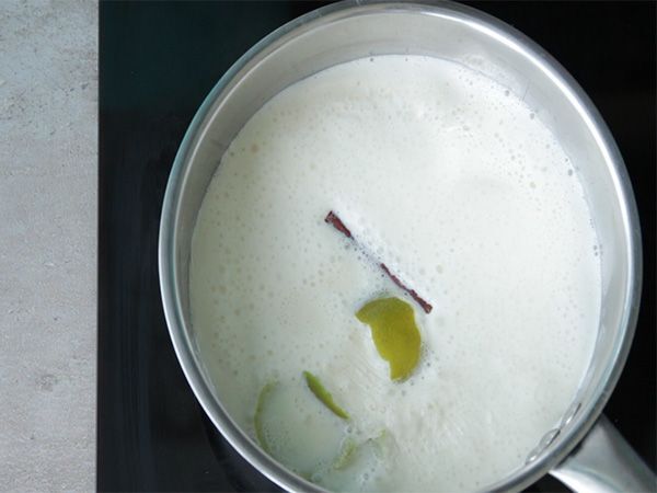 Las gachas, andalusialainen kerma anisella ja kanelilla. - Valmistelu askel 1