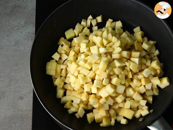 Camembert-omenakakku - Valmistelu askel 2
