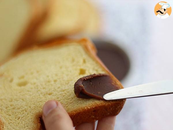 Hasselpähkinälevite, kotitekoinen Nutella - Valmistelu askel 4