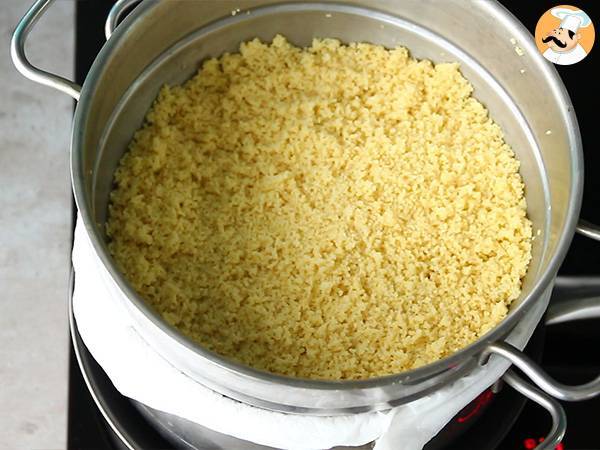Perinteinen marokkolainen kana-couscous - Valmistelu askel 6