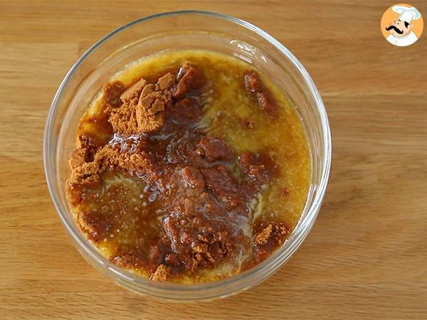 Banoffee, banaani- ja kinuskitorttu - Valmistelu askel 1