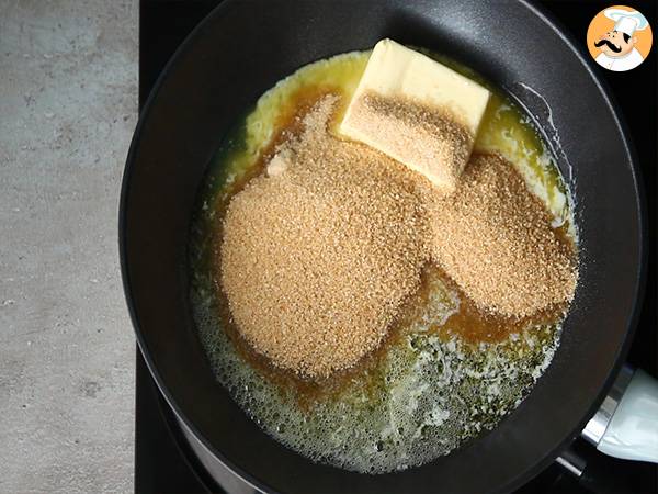 Banoffee, banaani- ja kinuskitorttu - Valmistelu askel 3