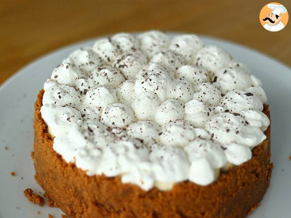 Banoffee, banaani- ja kinuskitorttu - Valmistelu askel 7