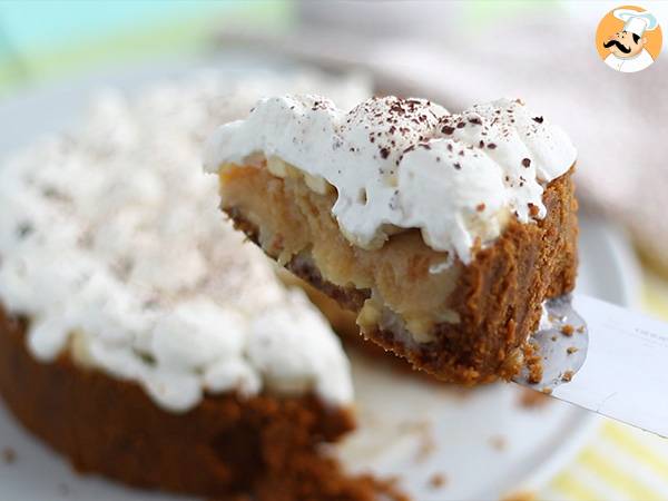Banoffee, banaani- ja kinuskitorttu - Valmistelu askel 8