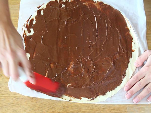 Kuusi Nutellan kanssa jaettavaksi - Valmistelu askel 1
