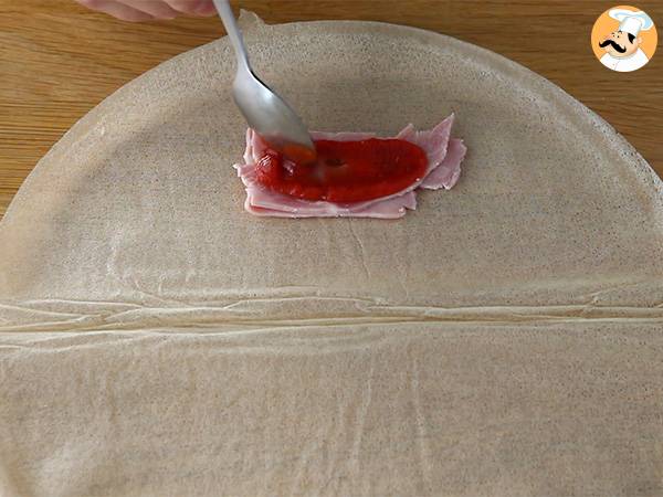 Pizza nuudelit - Valmistelu askel 1