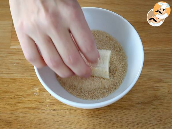 Banaanisipsejä filo-taikinalla - Valmistelu askel 2