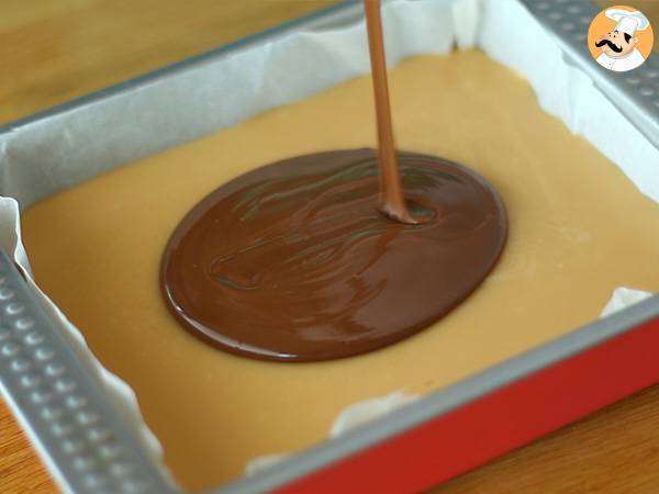 Kotitekoinen Twix tai Millionaire Shortbread - Valmistelu askel 6