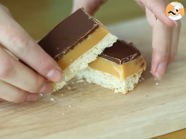 Kotitekoinen Twix tai Millionaire Shortbread - Valmistelu askel 7
