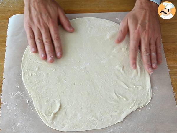 Raclette-juustolla täytetty calzone, savolaisittain - Valmistelu askel 1