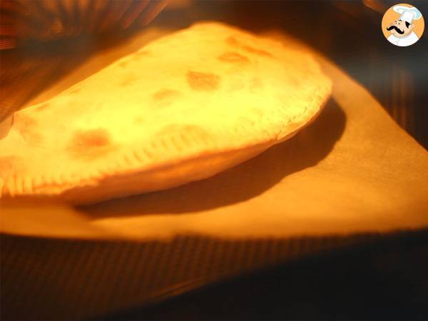 Raclette-juustolla täytetty calzone, savolaisittain - Valmistelu askel 5