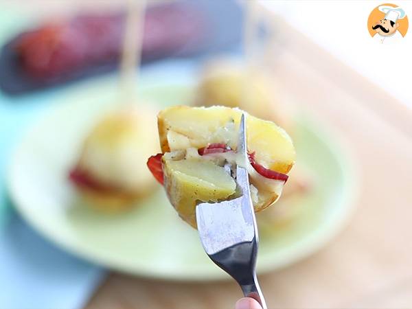 Perunalla täytetty raclette-voileipä - Valmistelu askel 5