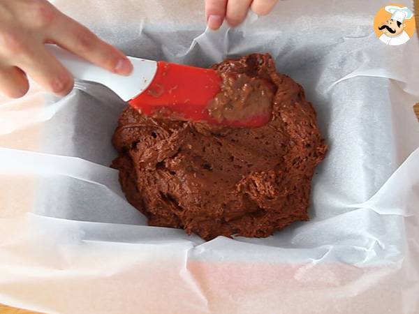 Vegaaninen brownie ilman munia ja maitoa - Valmistelu askel 3