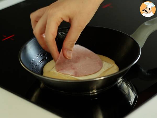 Croque-pannukakut - Valmistelu askel 3