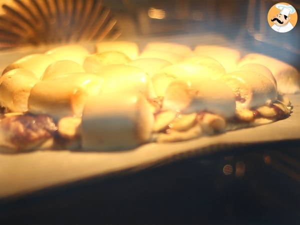Makea banaani-suklaapizza - Valmistelu askel 4