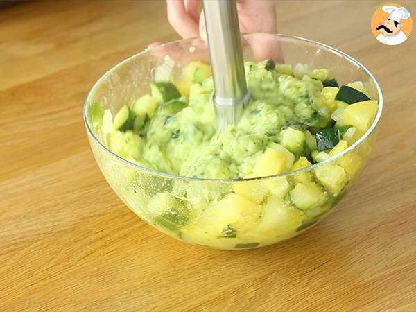 Vegaaninen hachis parmentier kesäkurpitsan ja tofun kanssa - Valmistelu askel 5