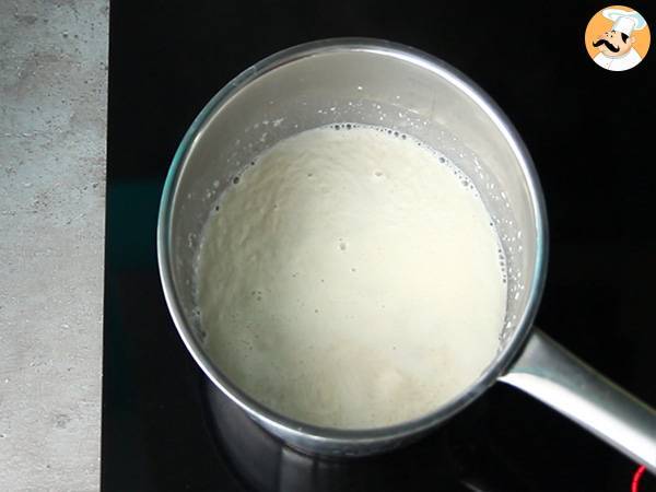 Vegaaninen kookospanna cotta - Valmistelu askel 2