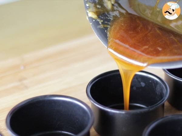 Kondensoidun maidon flan - Valmistelu askel 2