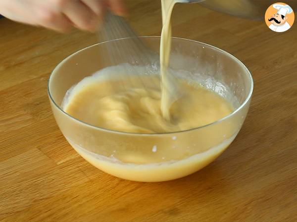 Kondensoidun maidon flan - Valmistelu askel 3