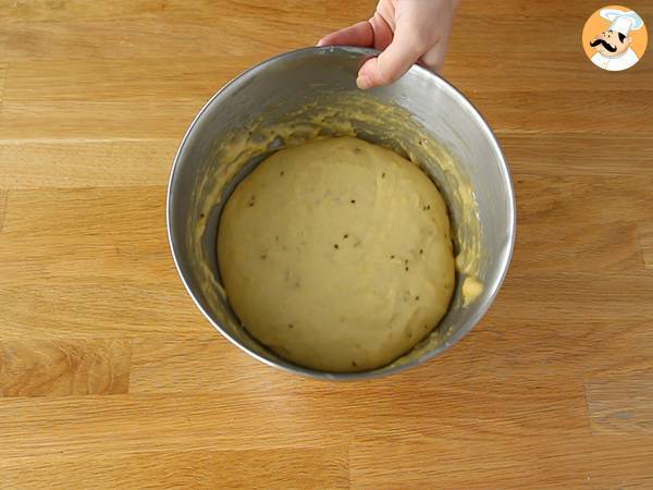 Mouna, perinteinen pääsiäisleivos - Valmistelu askel 4