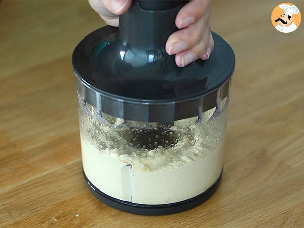 Kermainen libanonilainen hummus - Valmistelu askel 2