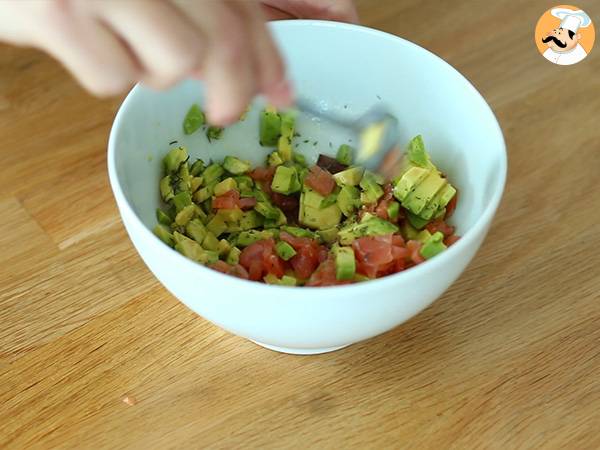 Lohi ja avokado-toastit - Valmistelu askel 2