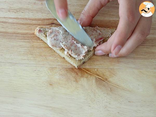 Rillette- ja suolakurkkotoastit - Valmistelu askel 2
