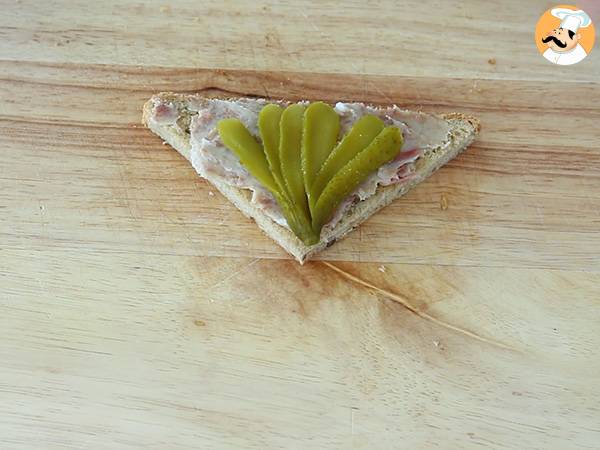 Rillette- ja suolakurkkotoastit - Valmistelu askel 4