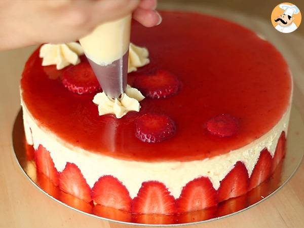 Fraisier (askel askeleelta resepti) - Valmistelu askel 15