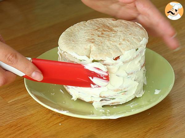 Voileipäkakku, raikas aperitiivikakku - Valmistelu askel 4