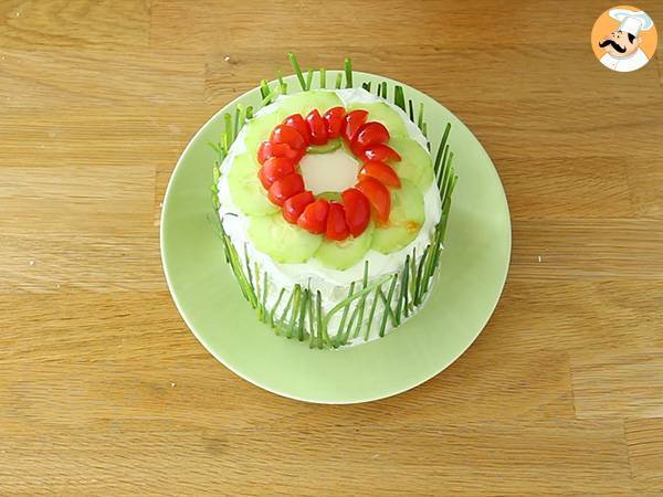 Voileipäkakku, raikas aperitiivikakku - Valmistelu askel 6