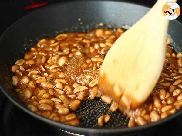 Praliinipähkinät, chouchous - Valmistelu askel 2
