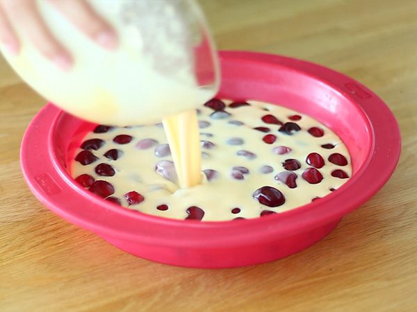 Kirsikkainen clafoutis, ultra sulava klassikko - Valmistelu askel 3