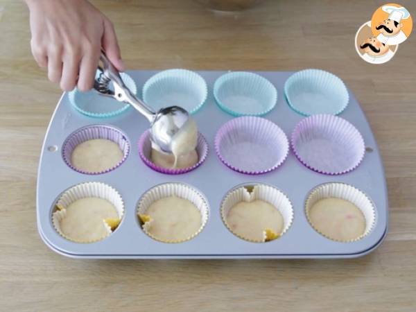 Cupcake-pohjakakku - Valmistelu askel 3