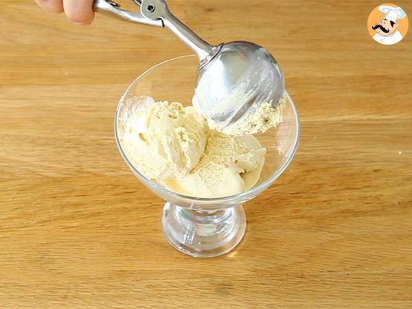 Dame blanche, helppo ja erittäin herkullinen jäätelö - Valmistelu askel 1