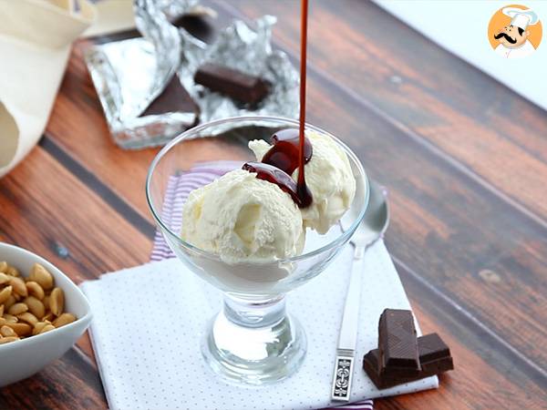 Sundae, makea amerikkalainen jäätelö - Valmistelu askel 3