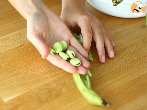 Härkäsalaatti pekonin kanssa - Valmistelu askel 1