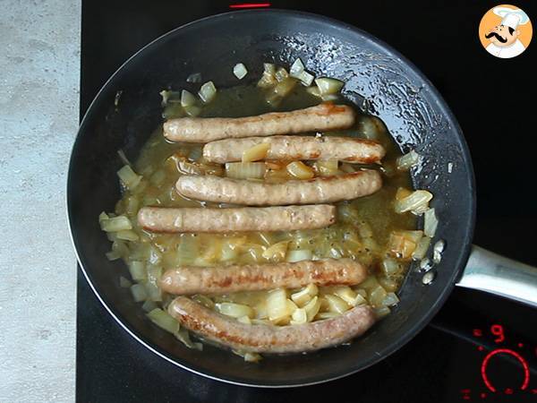 Makkarat valkoviinissä - Valmistelu askel 3