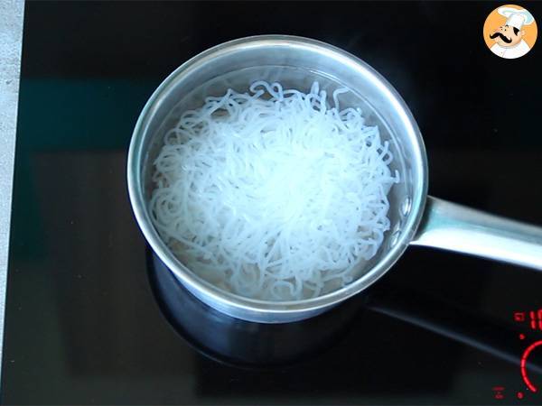 Konjac-spagetti provencelaiseen tyyliin - Valmistelu askel 1