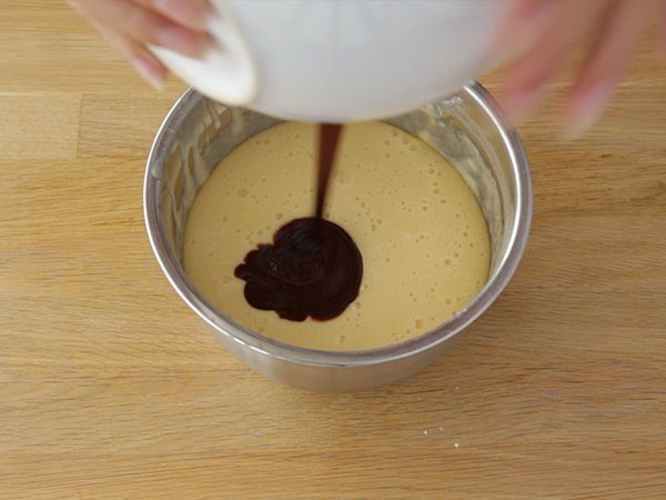 Maapähkinävoibrownie ja Oreo-keksit - Valmistelu askel 4