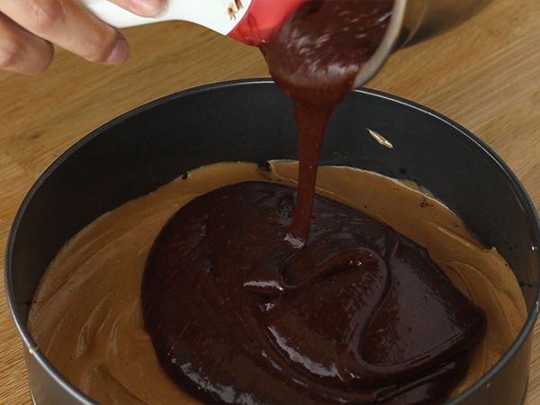 Maapähkinävoibrownie ja Oreo-keksit - Valmistelu askel 5