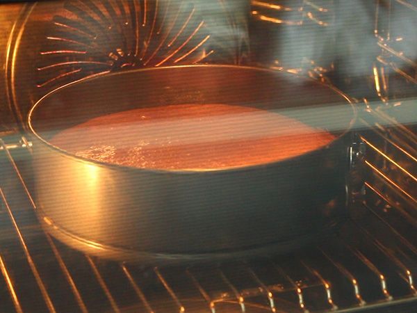 Maapähkinävoibrownie ja Oreo-keksit - Valmistelu askel 6