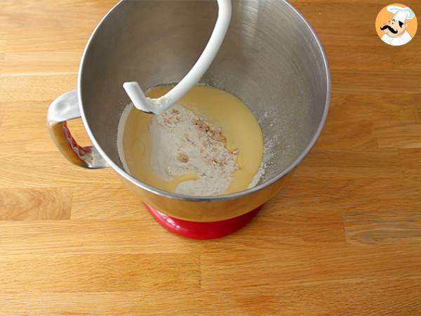 Kondensoitu maito croissantit - Valmistelu askel 1