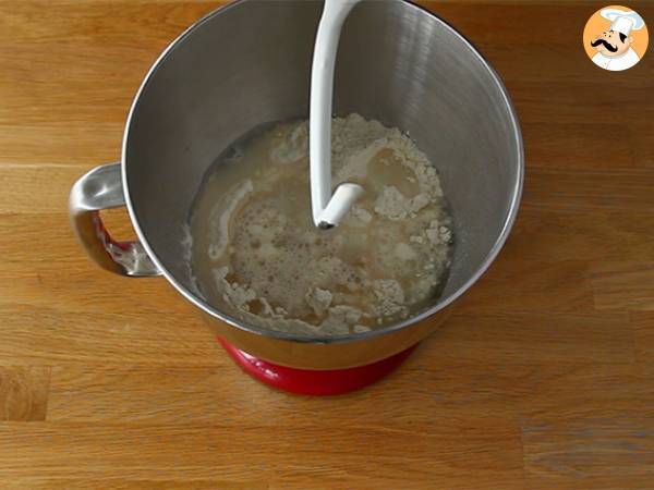 Kotitekoiset bageleita - Valmistelu askel 1