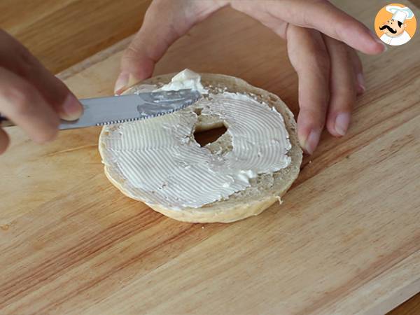 Suklaa-banaanibagel - Valmistelu askel 2
