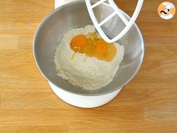Tortellinit parmesaanin, kinkun ja basilikan kera - Valmistelu askel 1