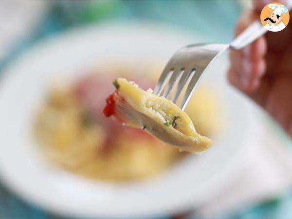 Ricotta ravioli, vaiheittainen resepti - Valmistelu askel 9