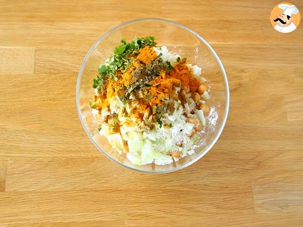 Falafelit, helppo ja nopea resepti - Valmistelu askel 2