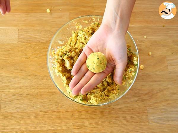 Falafelit, helppo ja nopea resepti - Valmistelu askel 4