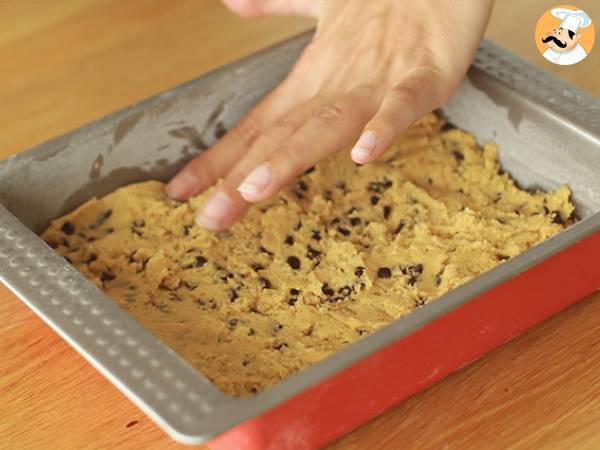 Keksi- ja brownie-kakku täydellinen välipalaksi! - Valmistelu askel 3